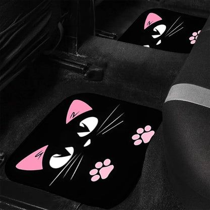 4pc Car Floor Mats Anti-Slip Waterproof Universal Fit Easy Clean