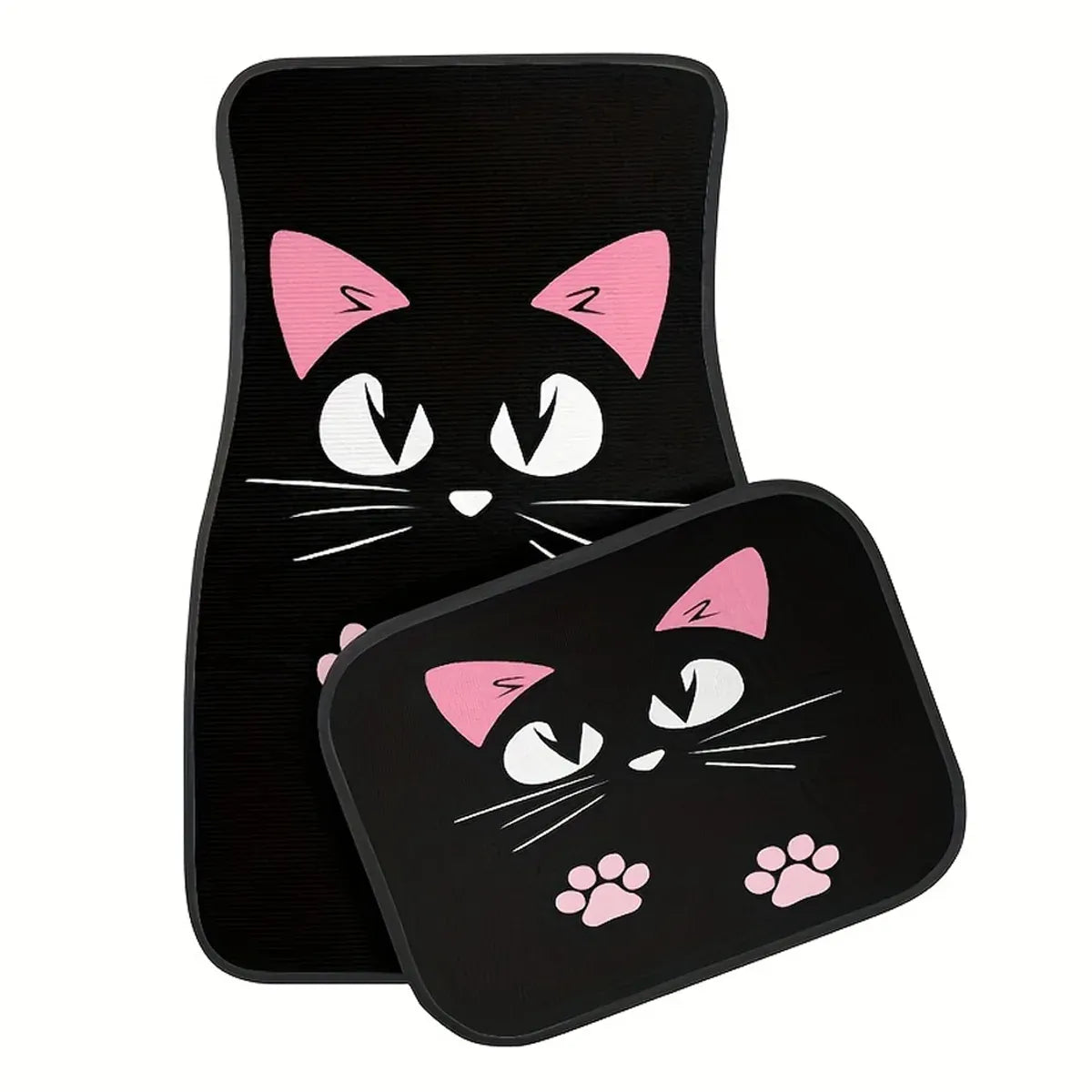 4pc Car Floor Mats Anti-Slip Waterproof Universal Fit Easy Clean