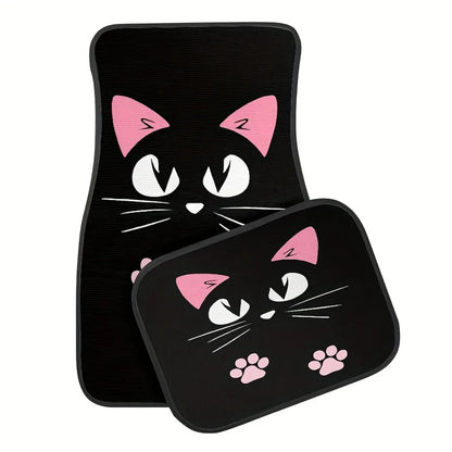 4pc Car Floor Mats Anti-Slip Waterproof Universal Fit Easy Clean