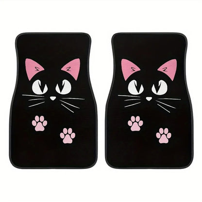 4pc Car Floor Mats Anti-Slip Waterproof Universal Fit Easy Clean