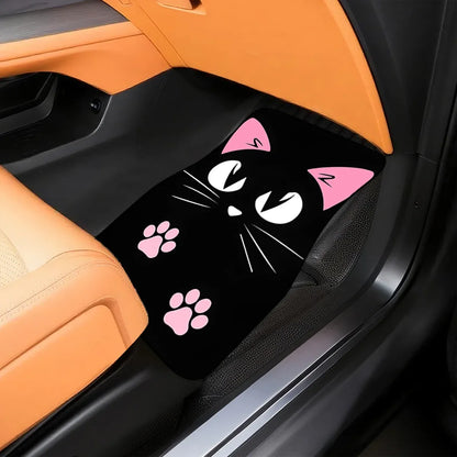 4pc Car Floor Mats Anti-Slip Waterproof Universal Fit Easy Clean