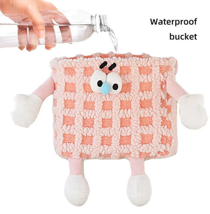 Car Wastebasket Seatback Hanging Storage Bin for Car Trash and Organizing - Pink