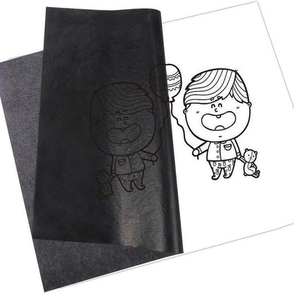100X A4 Carbon Paper Sheets for Graphite Tracing on Wood & Canvas