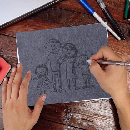 100X A4 Carbon Paper Sheets for Graphite Tracing on Wood & Canvas