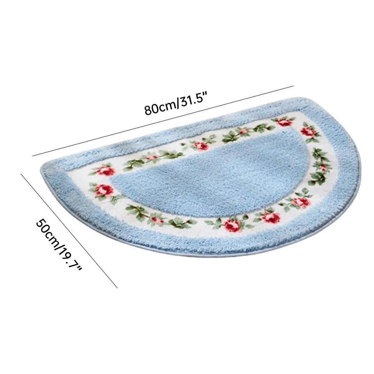 Non Slip Entry Mat Indoor Outdoor Mat Washable Foot Mat Foyer Bedroom - Green