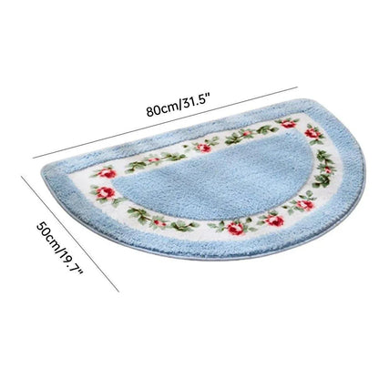 Non Slip Entry Mat Indoor Outdoor Mat Washable Foot Mat Foyer Bedroom - Green