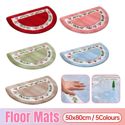 Non Slip Entry Mat Indoor Outdoor Mat Washable Foot Mat Foyer Bedroom - Green