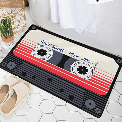 Absorbent Non-Slip Camera Bathroom Floor Mat Family Entry Door Mat Home Rug - 50x80CM