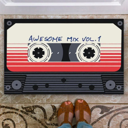 Absorbent Non-Slip Camera Bathroom Floor Mat Family Entry Door Mat Home Rug - 50x80CM