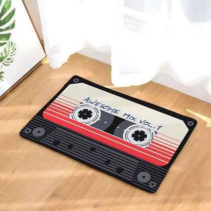 Absorbent Non-Slip Camera Bathroom Floor Mat Family Entry Door Mat Home Rug - 50x80CM