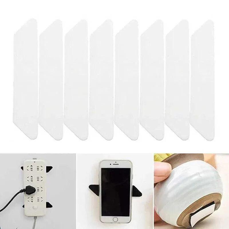 8Pcs Reusable Non-Slip Rug Grippers Carpet Pads for Floor Grip and Stability