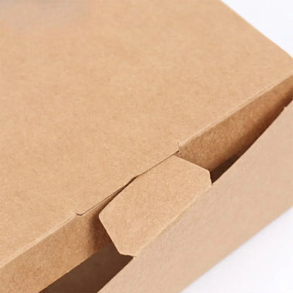 100PCS Sandwich Wedge Box Triangle Paper Container Cupcake Cake Box with Window - White