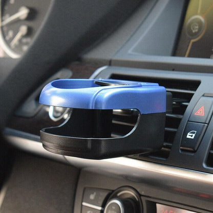 Silver Car Cup Holder Air Vent Mount Drink Can Holder Tray for Vehicle Dashboard