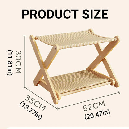 Sisal Double Layer Cat Scratching Board Foldable for Indoor Cats