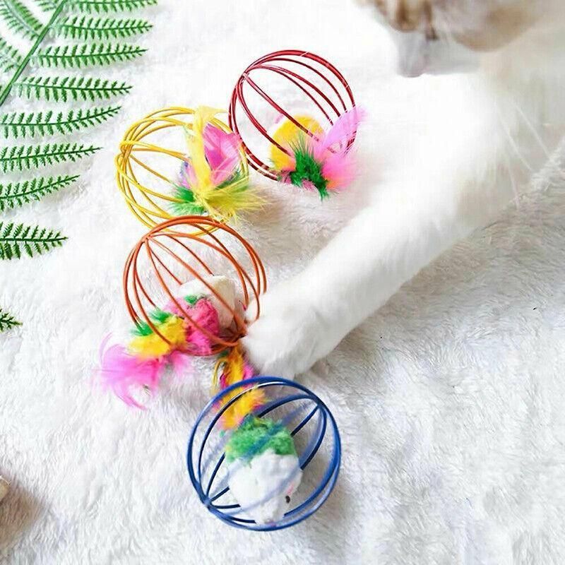 33PCS Cat Toy Set with Tunnel Balls Mice and Interactive Teaser Wands