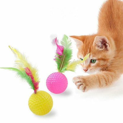 33PCS Cat Toy Set with Tunnel Balls Mice and Interactive Teaser Wands