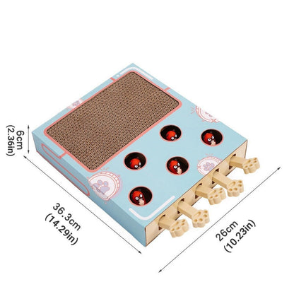 Multifunctional Cat Toys Corrugated Scratch Board for Cats and Hamsters Fun Toy
