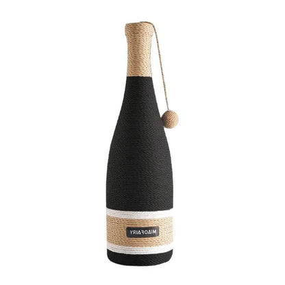 Vertical Cat Claw Wine Bottle Toy Kitten Scratcher Interactive Pet Play Chew Fun