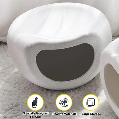 Plastic Pet Nest for Cats Small Dogs Waterproof Detachable Easy to Clean NonSlip