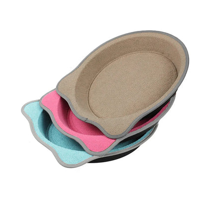 Cat Scratching Post Pad 2 in 1 PP Blanket Non Slip Indoor Kitten 38 x 38 x 5cm - Beige