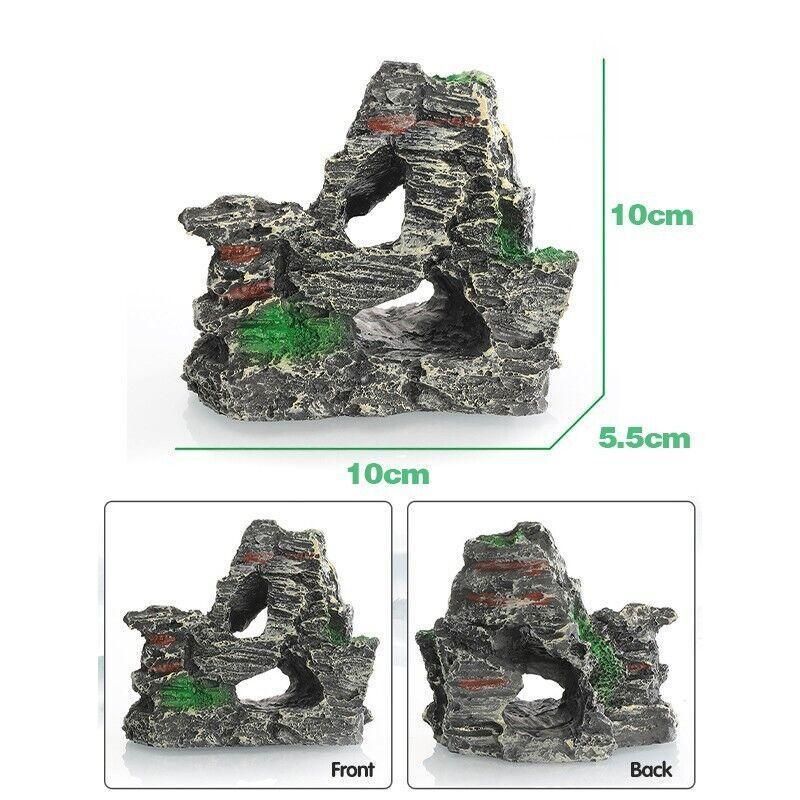 Aquarium Rockery Landscaping Cave Mountain View Decoration Ornament Fish Tank - GS1001