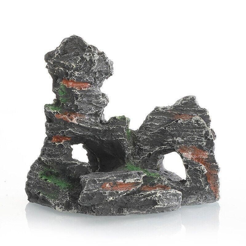 Aquarium Rockery Landscaping Cave Mountain View Decoration Ornament Fish Tank - GS1003