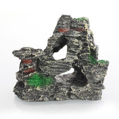 Aquarium Rockery Landscaping Cave Mountain View Decoration Ornament Fish Tank - GS1003