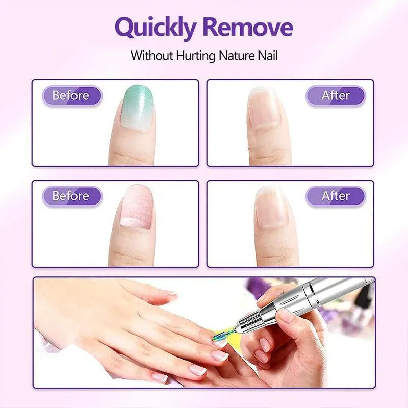 16pcs Ceramic and Tungsten Nail Drill Bit Set for Gel Polish Acrylic Removal