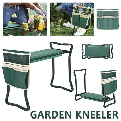 Versatile 3-in-1 Garden Kneeler Padded Seat Kneeling Gardening Work Stool Tools