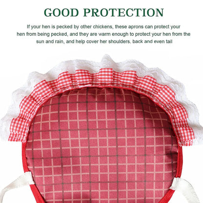 5PCS Pet Feather Protector Hen Apron Poultry Protection Apron for Chickens Birds