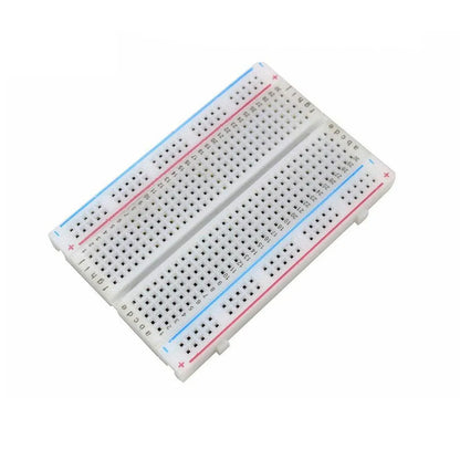 10PCS Solderless Breadboard 400 Hole Test Board Jumper Wire Kit Plastic Box