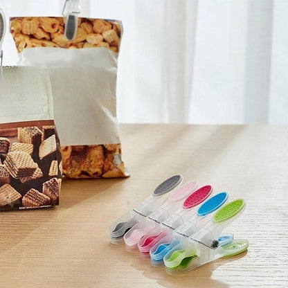 30pcs Household Clothes Clip Non Trace Soft Grip Clothespins Laundry Pegs Hanger - Grey Pink
