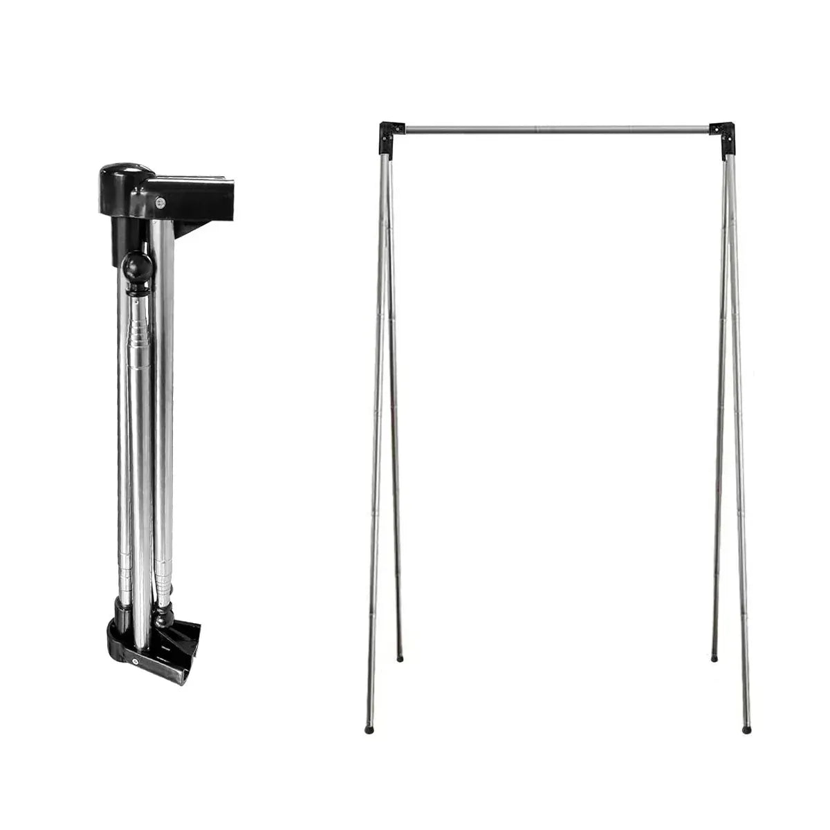 Folding Clothes Drying Rack Retractable Portable Wall Mounted Laundry Hanger