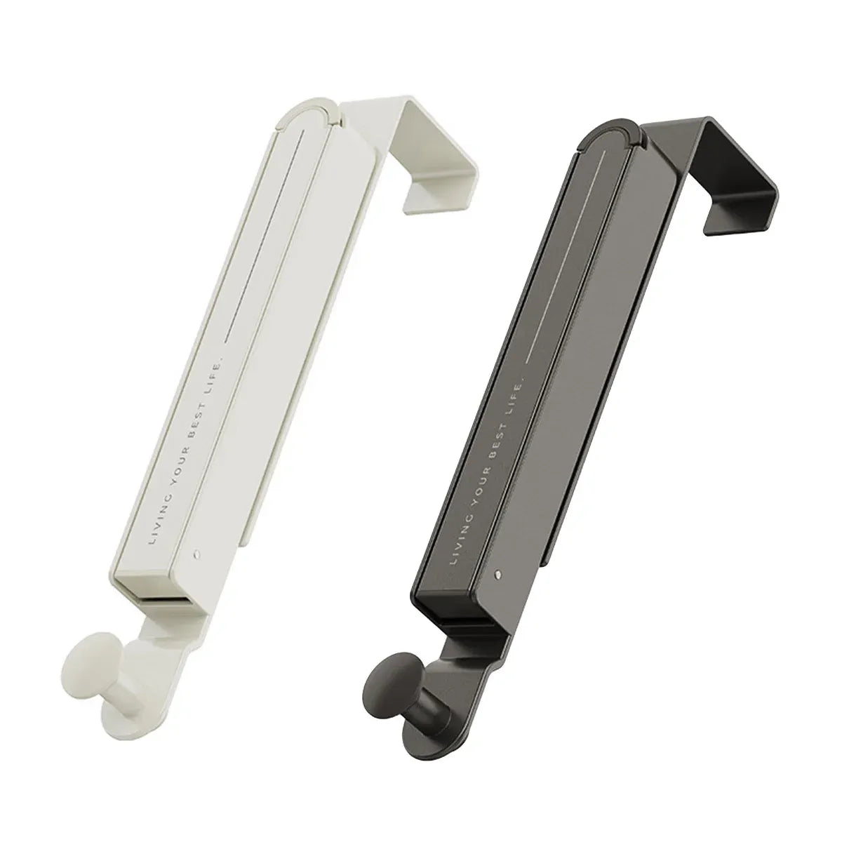 Folding Behind the Door Hook Hanger Clothes Hat Hanger Wall Mounted Organizer - Grey