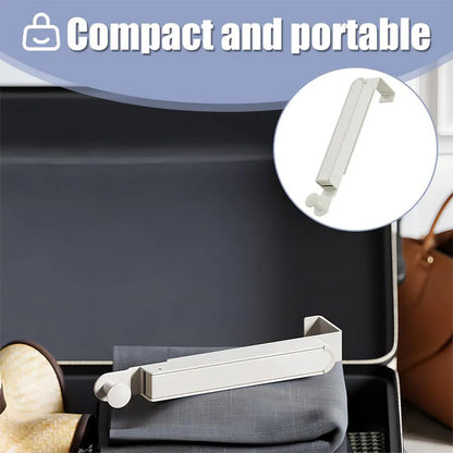 Folding Behind the Door Hook Hanger Clothes Hat Hanger Wall Mounted Organizer - Grey