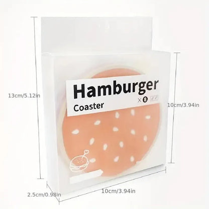 8pcs Anti Slip Coasters Set Insulated Drink Mats for Home Table Protection