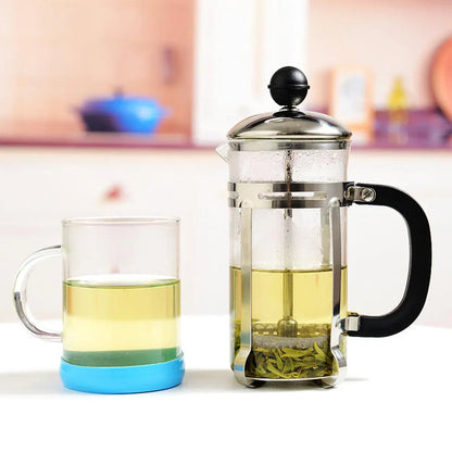 350ml 600ml Stainless Steel Glass French Press Coffee Tea Maker for Home Office - 350ML