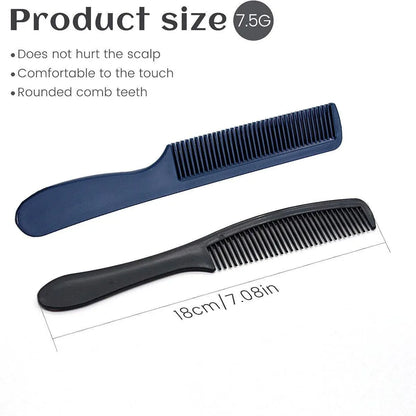 50PCS Individually Wrapped Combs for Hotel Guesthouse and Restaurant Bathroom - Black