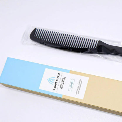 50PCS Individually Wrapped Combs for Hotel Guesthouse and Restaurant Bathroom - Black