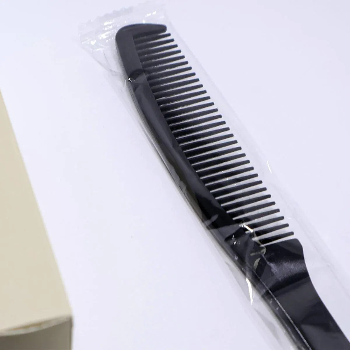 50PCS Individually Wrapped Combs for Hotel Guesthouse and Restaurant Bathroom - Black