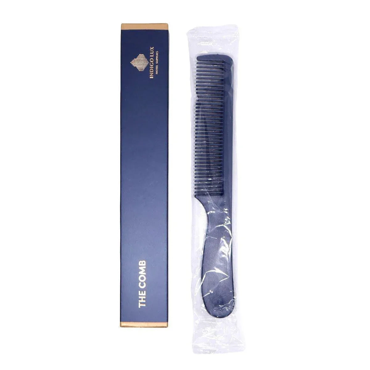50PCS Individually Wrapped Combs for Hotel Guesthouse and Restaurant Bathroom - Black