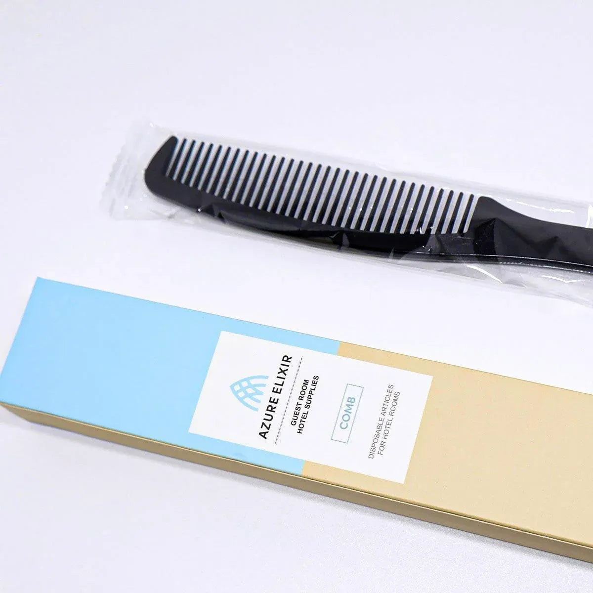 50PCS Individually Wrapped Combs for Hotel Guesthouse and Restaurant Bathroom - Blue