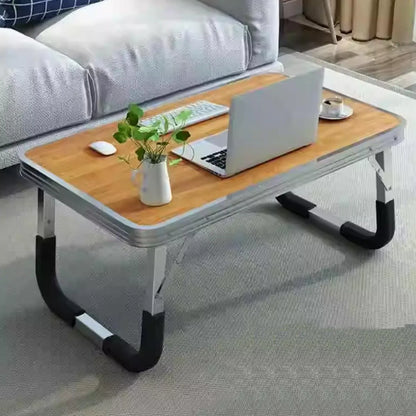 Aluminium Folding Laptop Table Portable Bed Desk Adjustable Computer Stand Tray