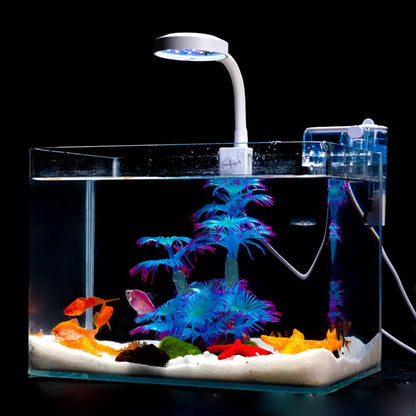 Soft Silicone Coral Aquarium Decoration Odor-Free Fish Tank Scenery Simulation - White Pink