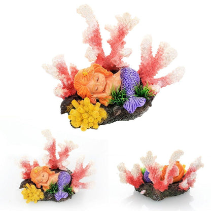 Aquarium Resin Coral Decorations for Fish Tank Marine Simulation Micro Landscape - GH1666