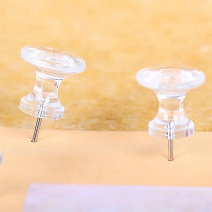 200pcs Office Bulletin Cork Board Accessories Staples Clip Pegs Push Pins