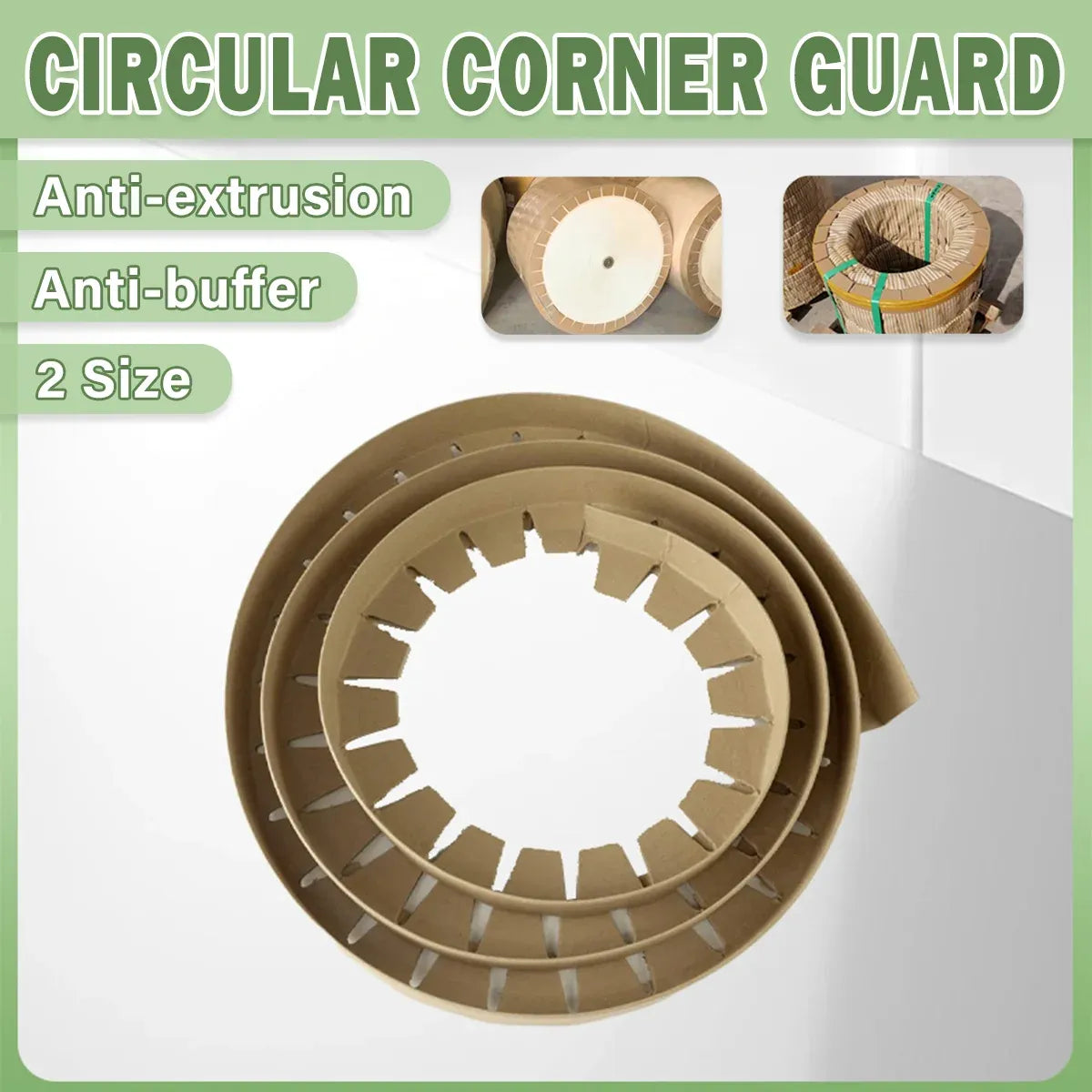 Coil Edge Guard Paper Corner Protector for Steel Iron Aluminium Roll Packing Use - 30x30mm