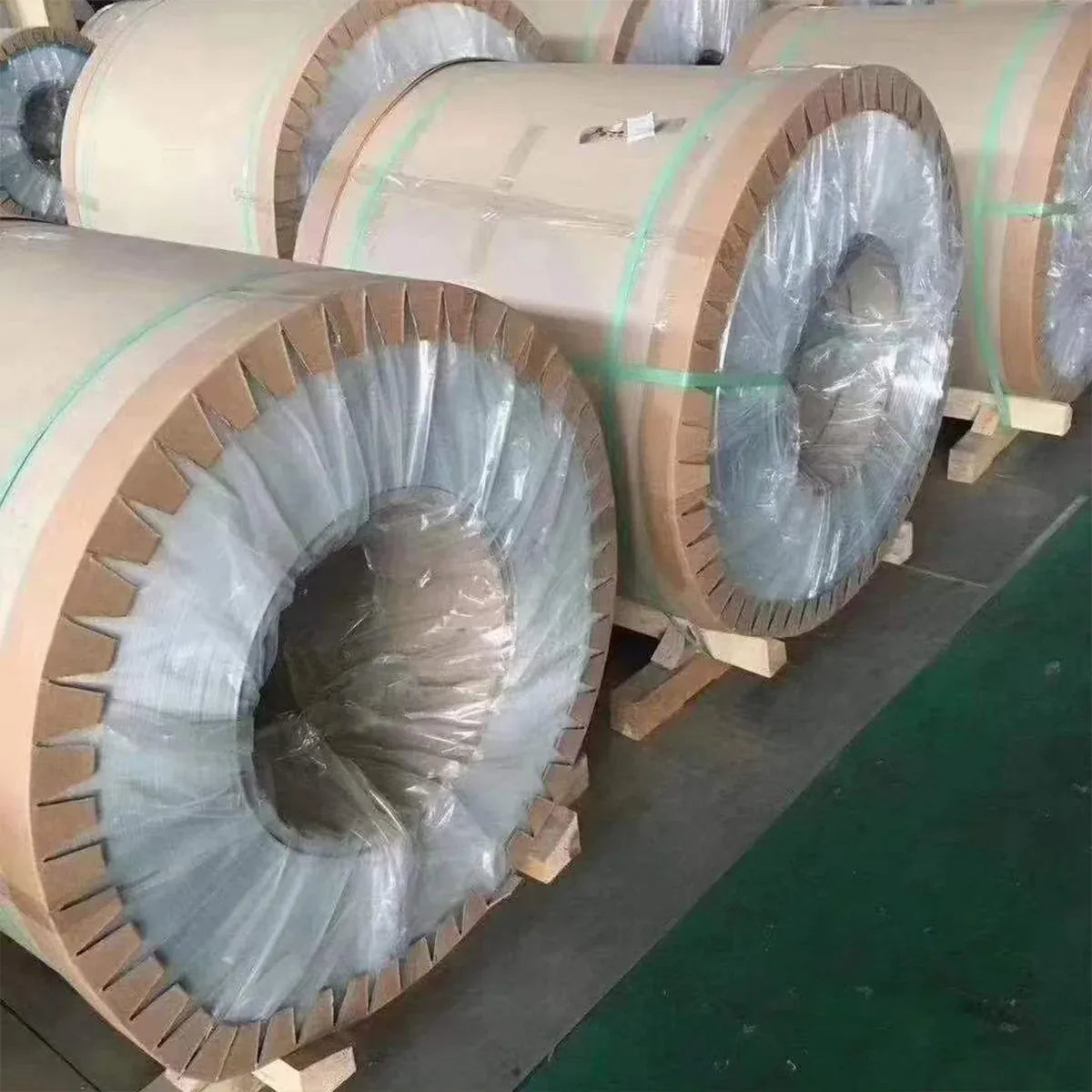 Coil Edge Guard Paper Corner Protector for Steel Iron Aluminium Roll Packing Use - 30x30mm