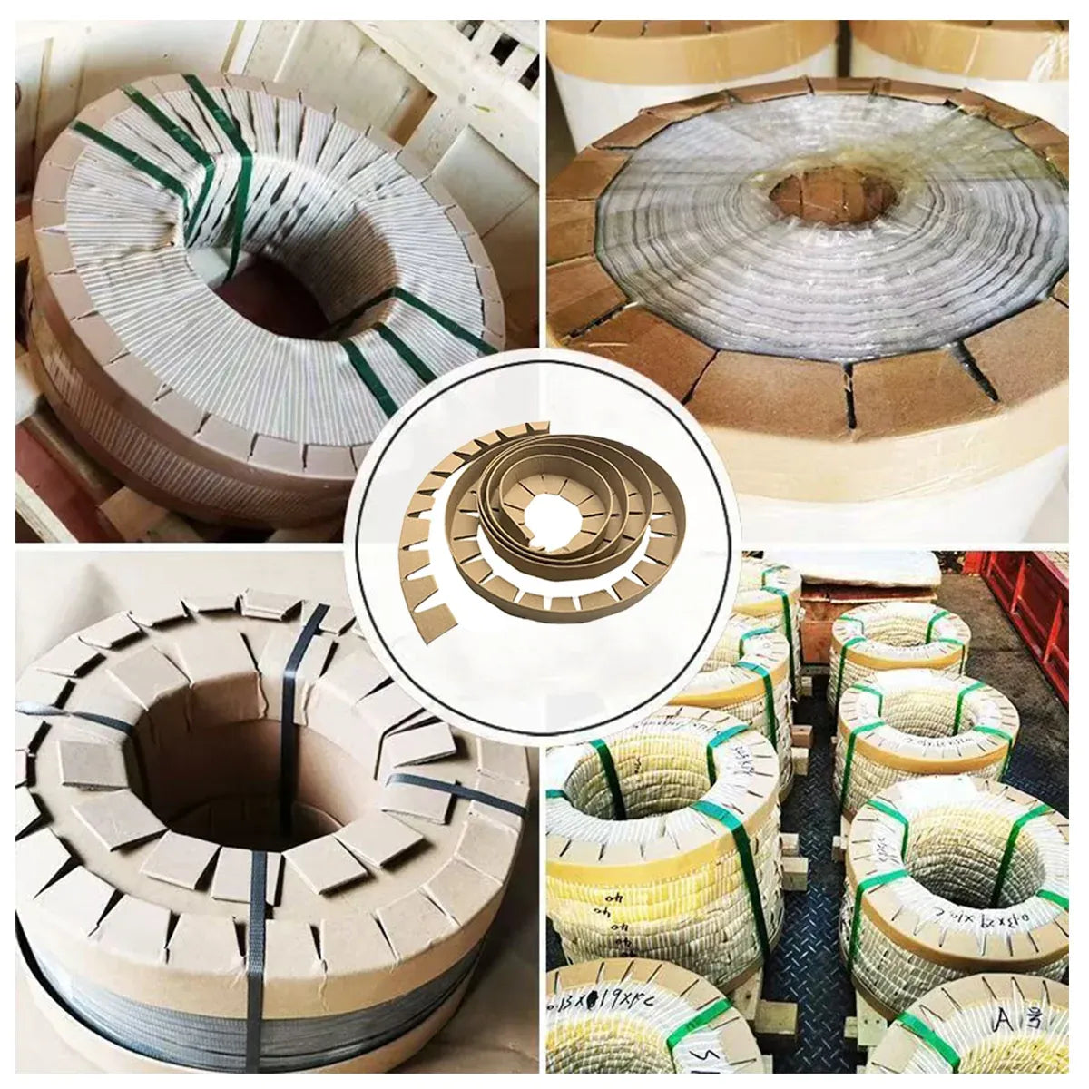 Coil Edge Guard Paper Corner Protector for Steel Iron Aluminium Roll Packing Use - 30x30mm