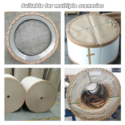 Coil Edge Guard Paper Corner Protector for Steel Iron Aluminium Roll Packing Use - 30x30mm